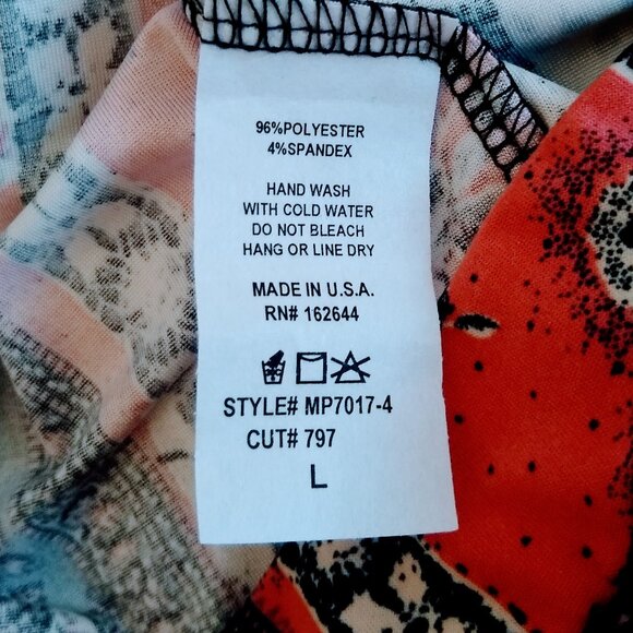 Set of Bohemian Bell bottoms Flare Leggings with matching wrap top Size Large - Picture 12 of 15